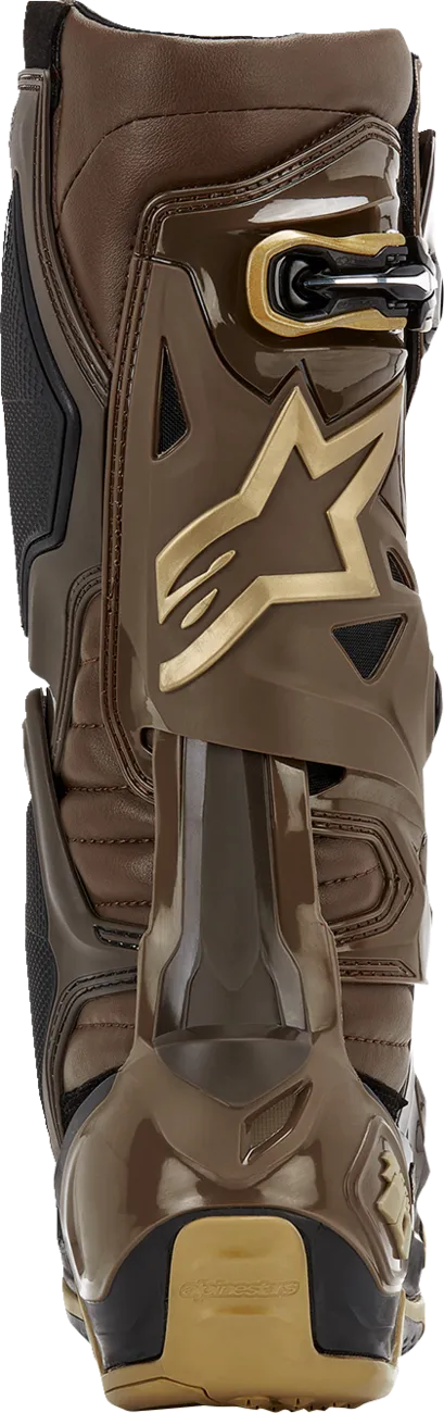 ALPINESTARS Limited Edition Squad '23 Tech 10 Boots - Brown/Gold - US 11 2010020-839-11