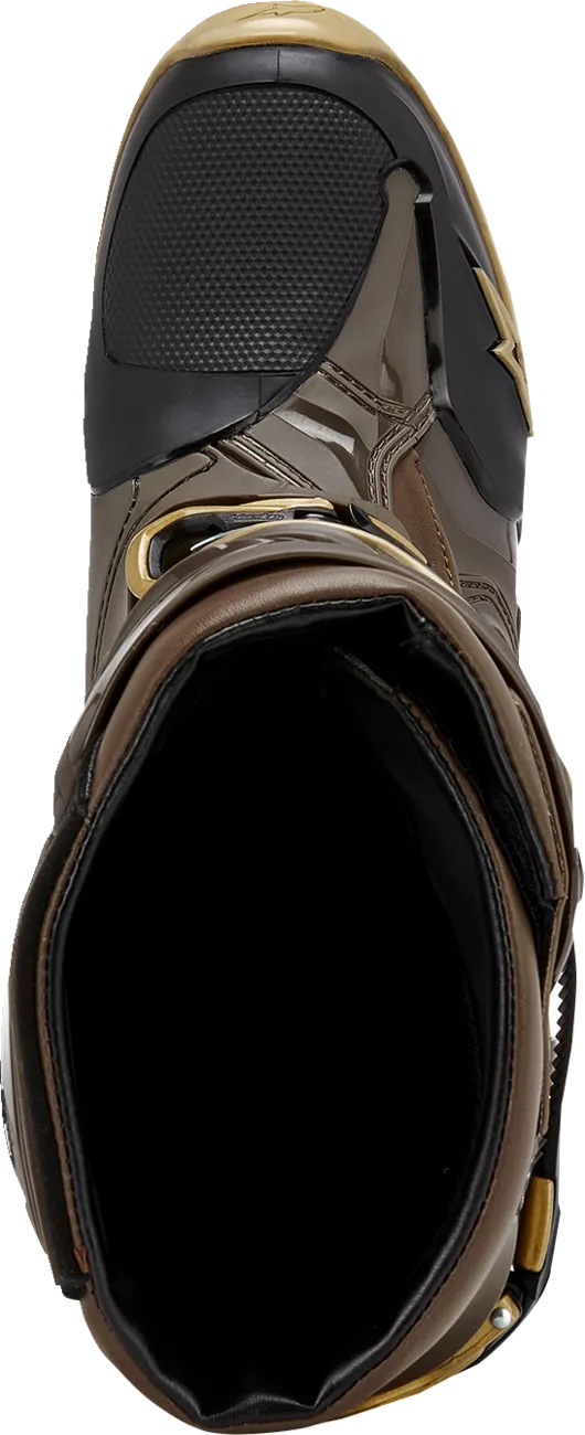 ALPINESTARS Limited Edition Squad '23 Tech 10 Boots - Brown/Gold - US 11 2010020-839-11