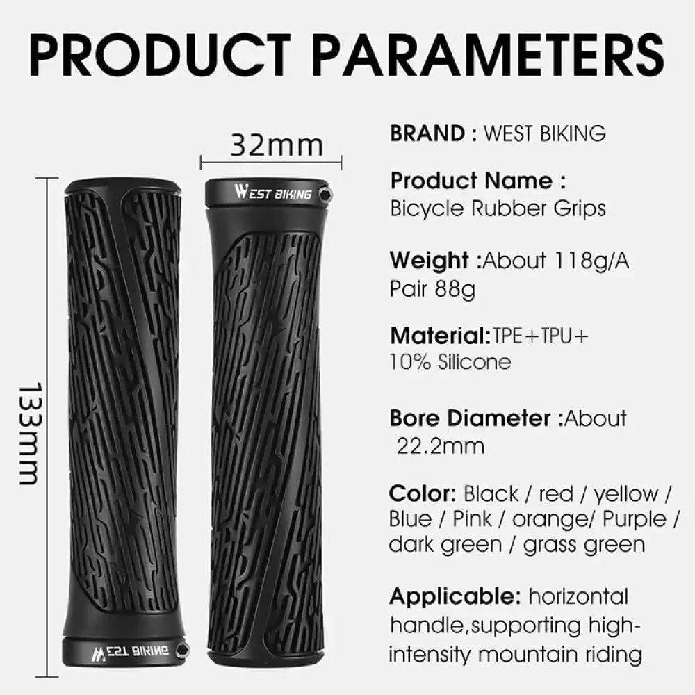 Anti-slip Shockproof Bicycle Handlebar Grips