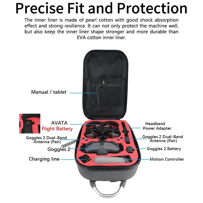 Carbon Fiber Backpack - Shockproof & Waterproof