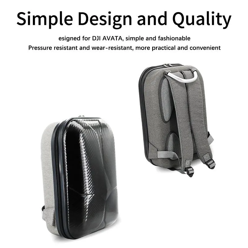 Carbon Fiber Backpack - Shockproof & Waterproof