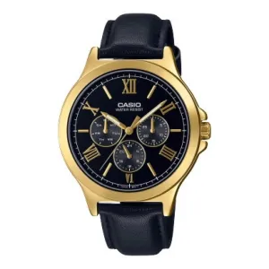 CASIO COLLECTION Mod. MULTIFUNCTION GOLD, Leather
