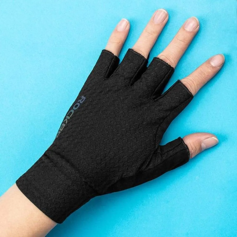 Cycling Gloves Autumn Spring Mtb Bike Gloves Sbr Pad Half Finger