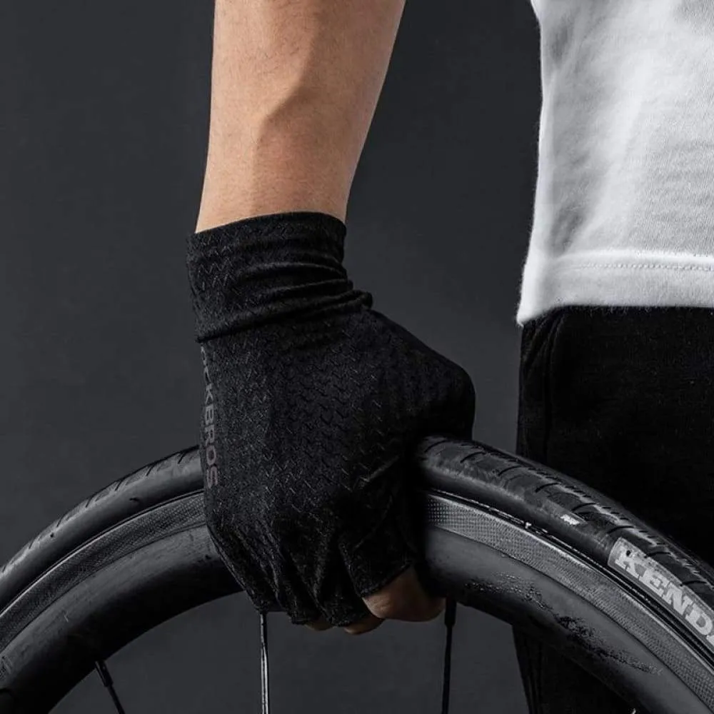 Cycling Gloves Autumn Spring Mtb Bike Gloves Sbr Pad Half Finger