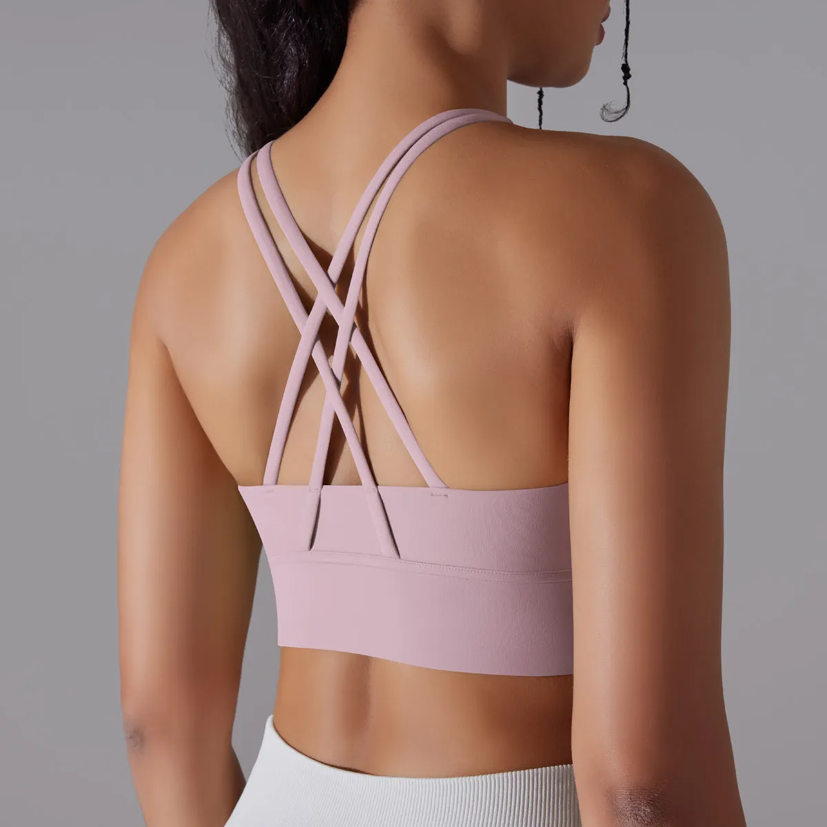 Double-Cross Shockproof Sports Bra
