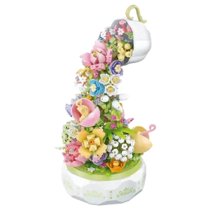 Floral Charm Tea Melody Music Box