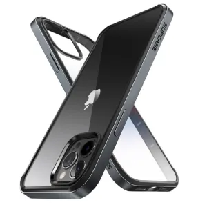 For Iphone 12 Pro Max Case 6.7 Inch Ub Edge Slim Frame Case Cover with Tpu Inner Bumper & Transparent Back