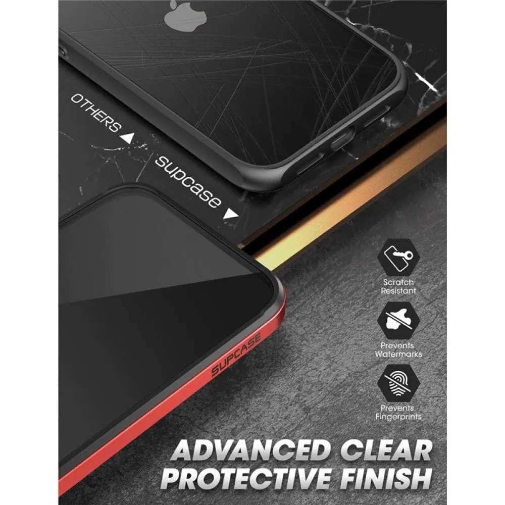 For Iphone 12 Pro Max Case 6.7 Inch Ub Edge Slim Frame Case Cover with Tpu Inner Bumper & Transparent Back