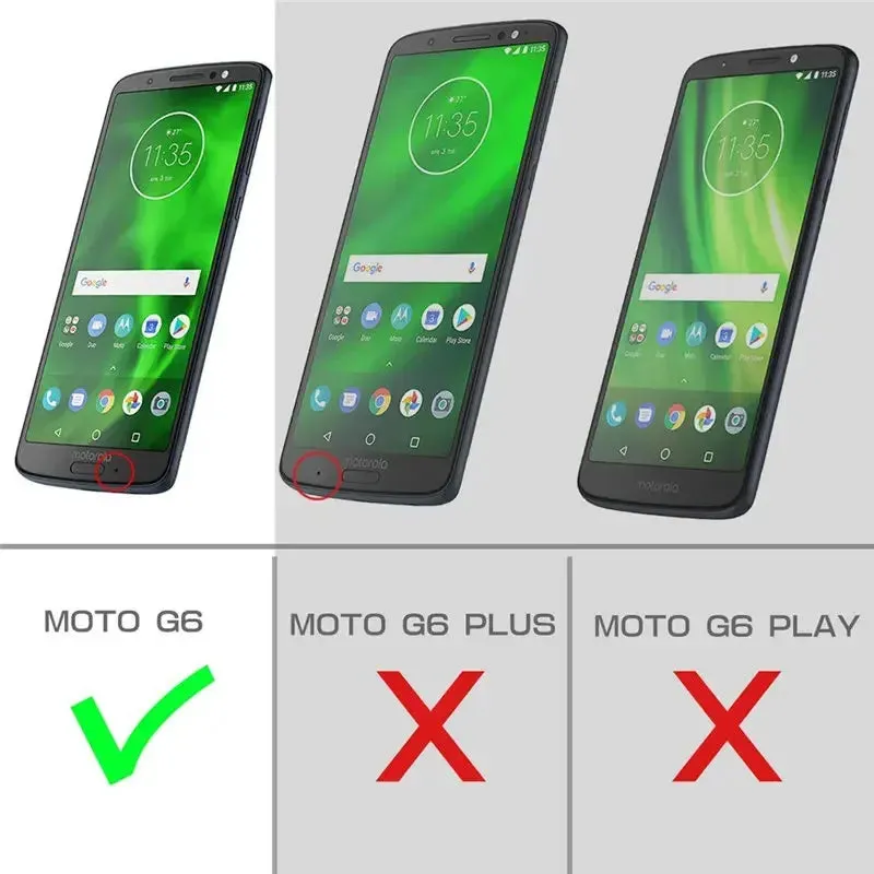 For Moto G6 Ub Pro Rugged Holster Case With Built-In Screen Protector 2018