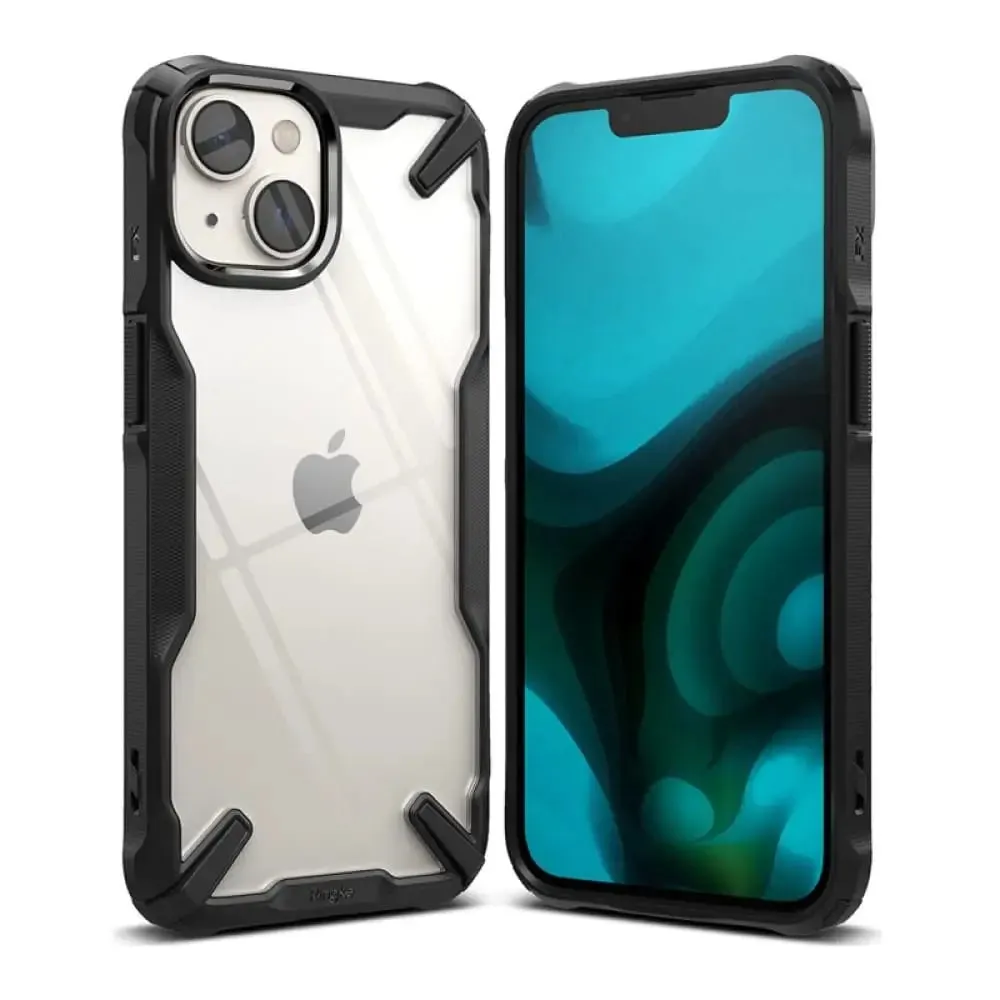 Fusion-x with Iphone 14 6.1 Incheshard Back Shockproof Tpu Frame Cover