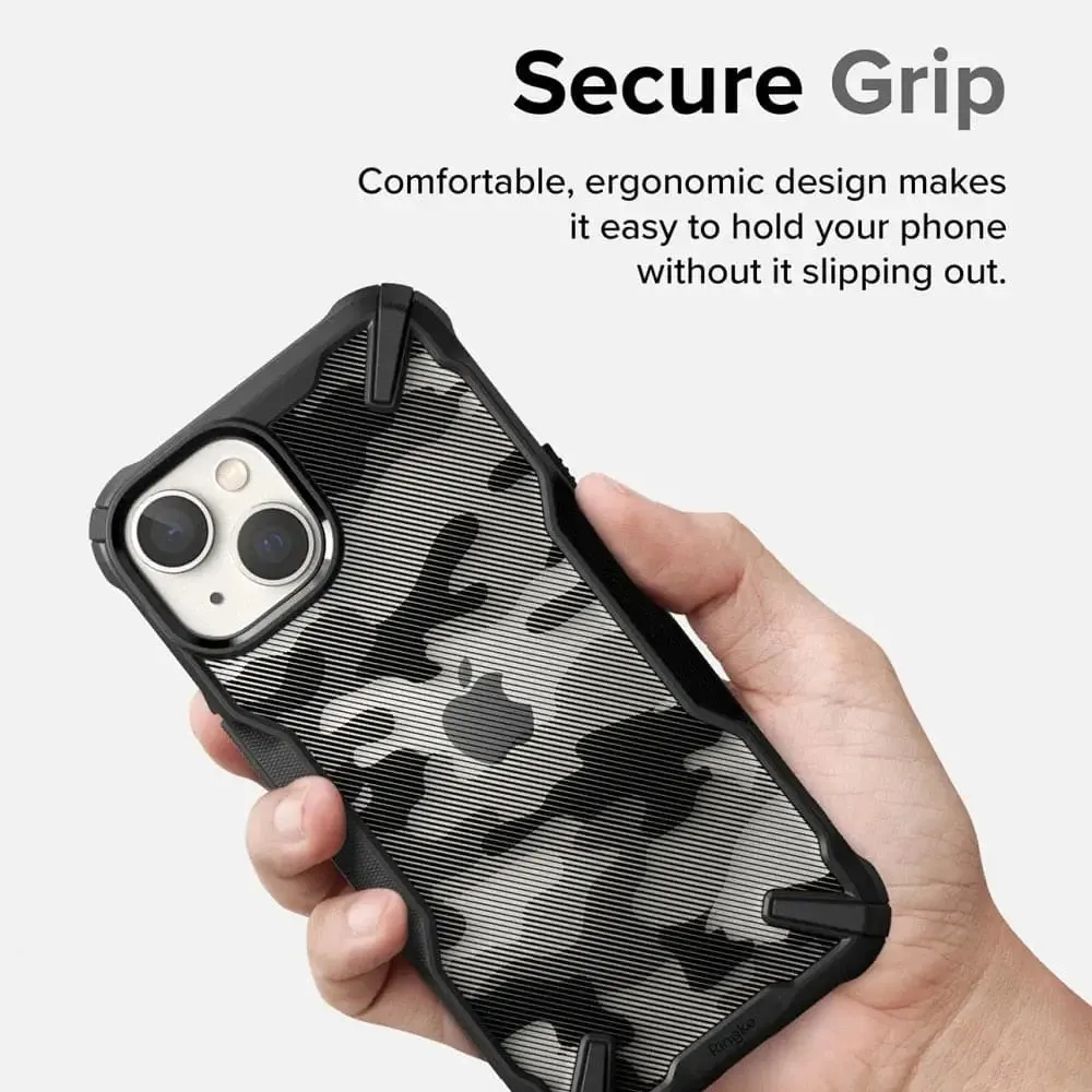 Fusion-x with Iphone 14 6.1 Incheshard Back Shockproof Tpu Frame Cover