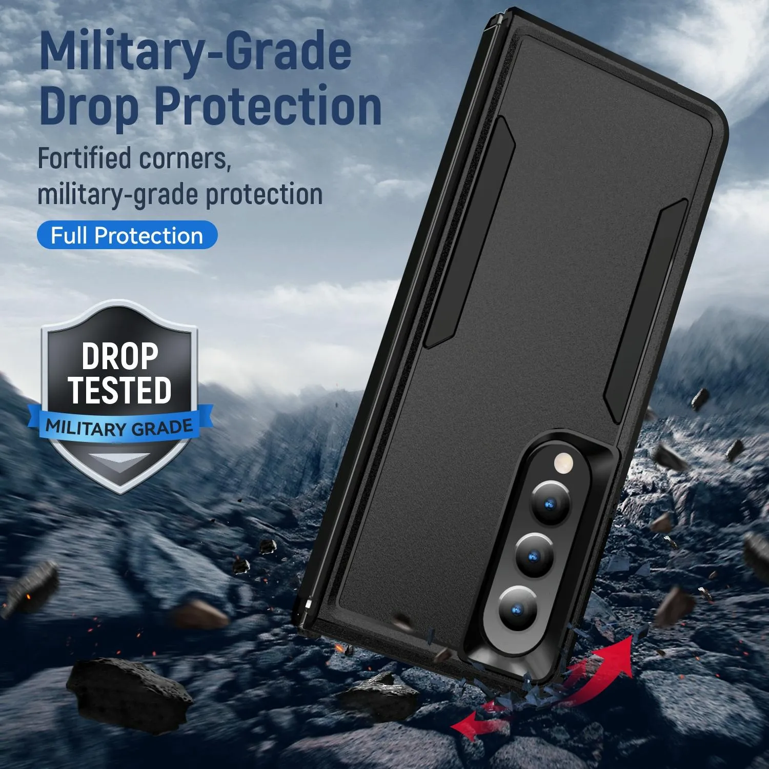 Galaxy z Fold 4 Shockproof Pc Tpu Case