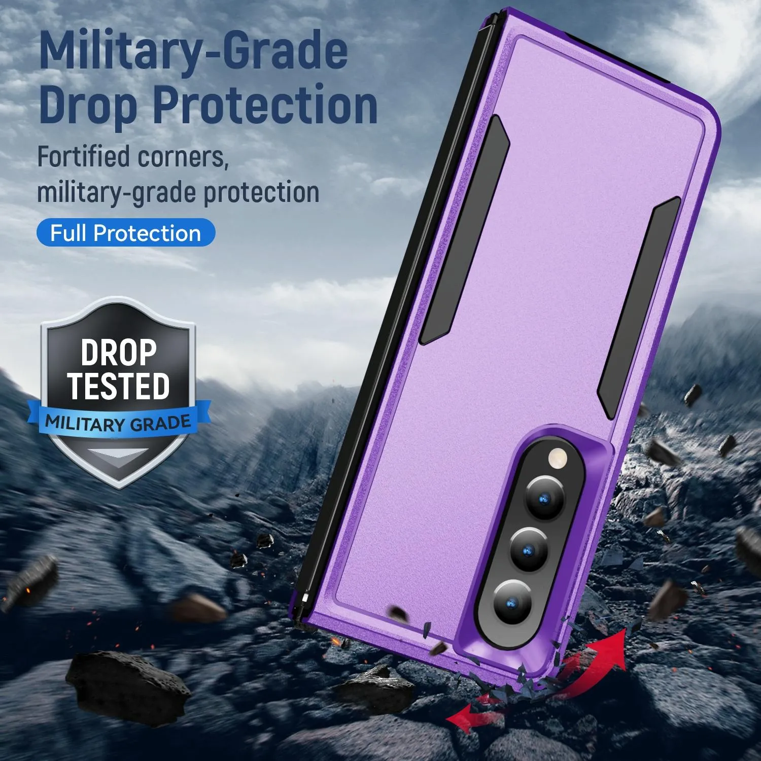 Galaxy z Fold 4 Shockproof Pc Tpu Case