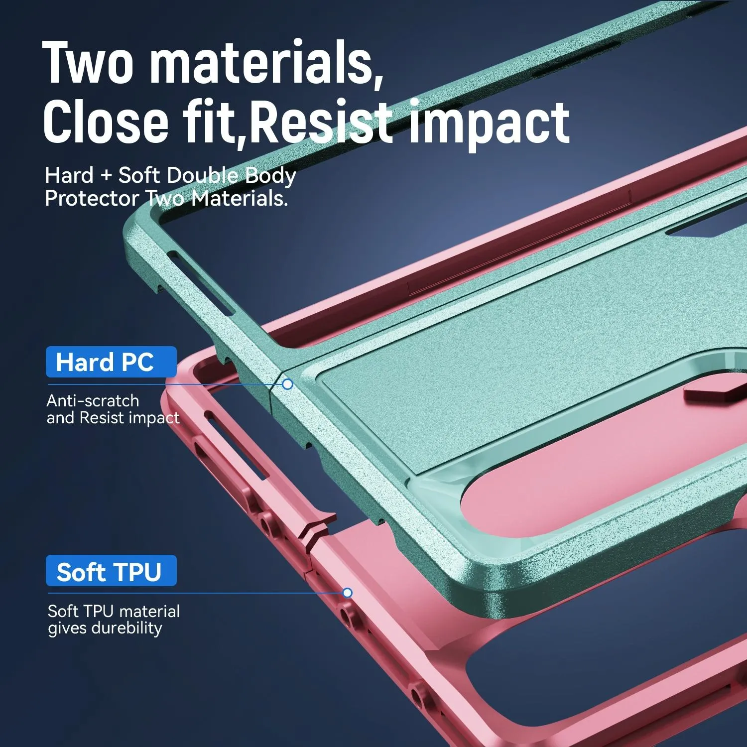Galaxy z Fold 4 Shockproof Pc Tpu Case