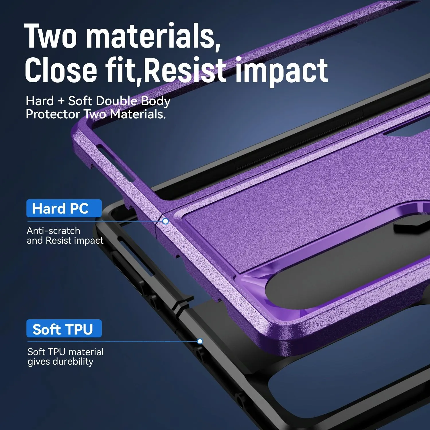 Galaxy z Fold 4 Shockproof Pc Tpu Case