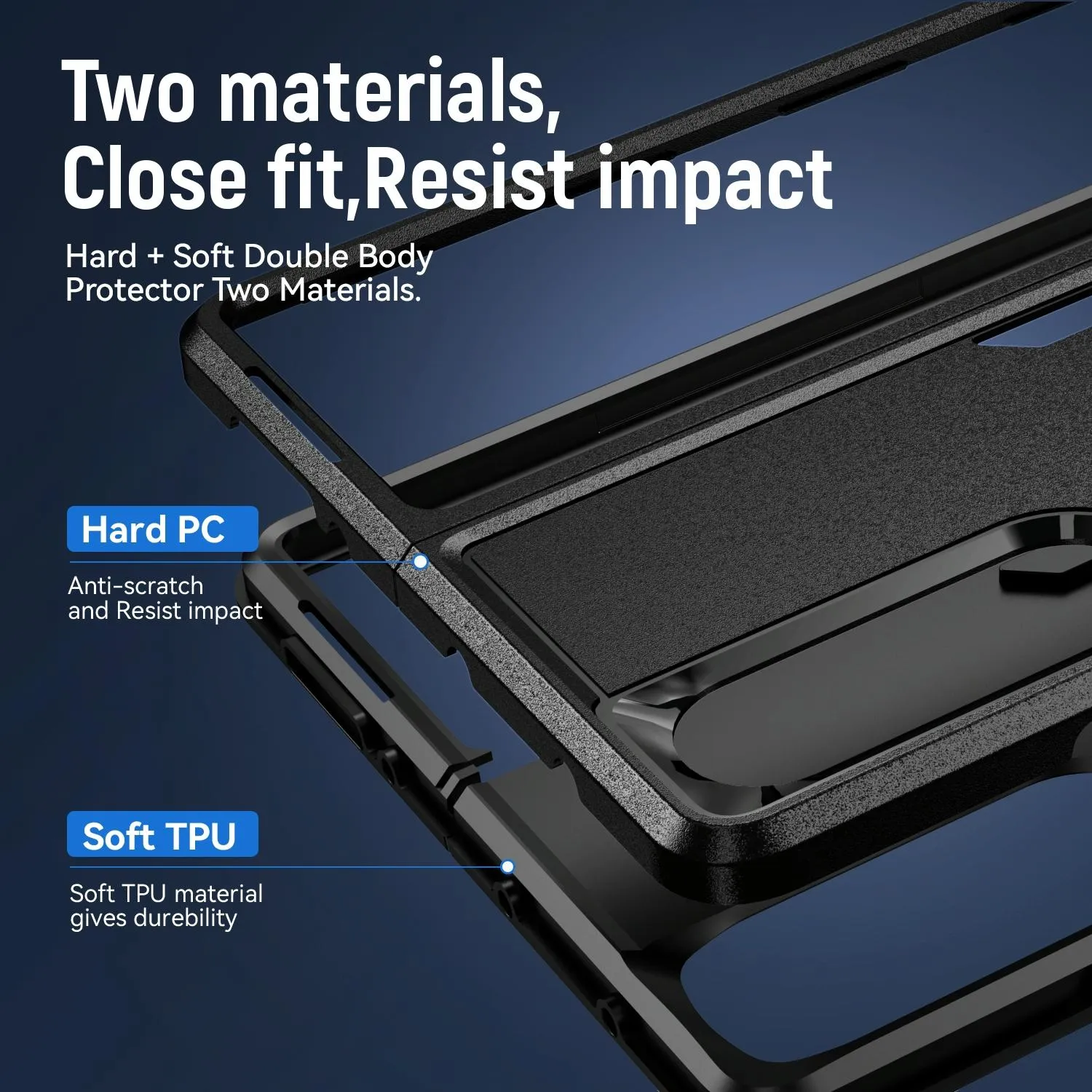 Galaxy z Fold 4 Shockproof Pc Tpu Case