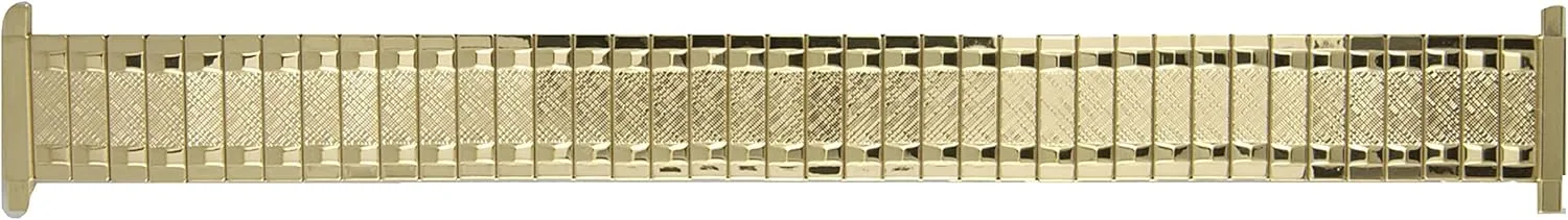 Gilden Unisex Expansion 16-20mm Crosshatch Stainless Steel Watch Band 510