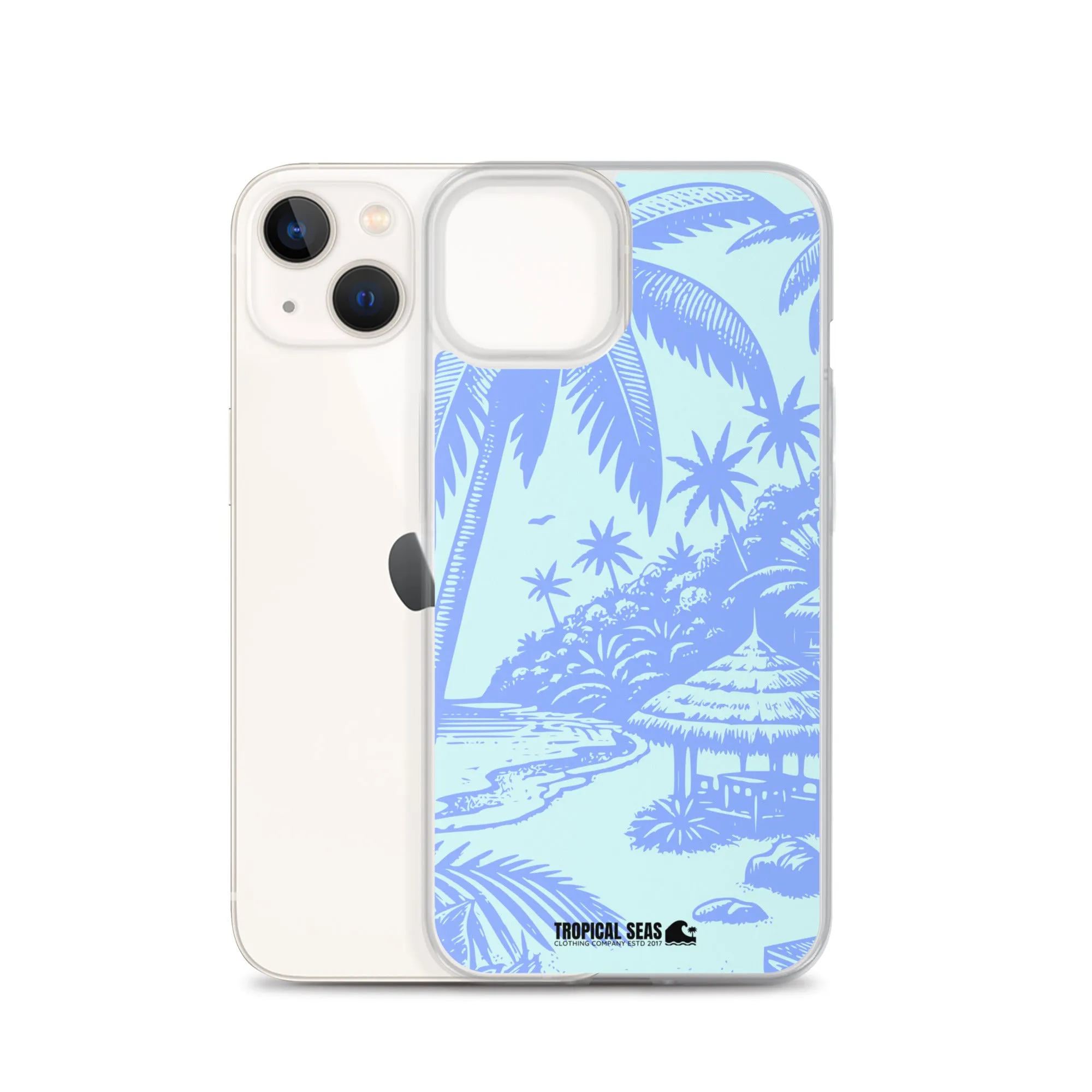 Island Blues Clear Case for iPhone