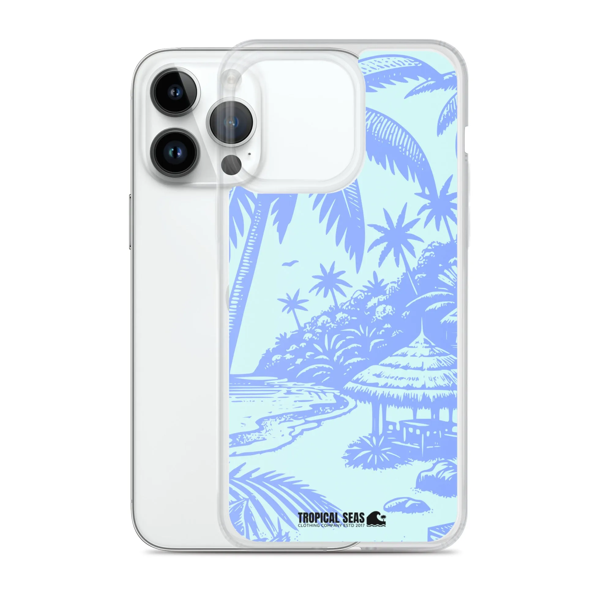 Island Blues Clear Case for iPhone