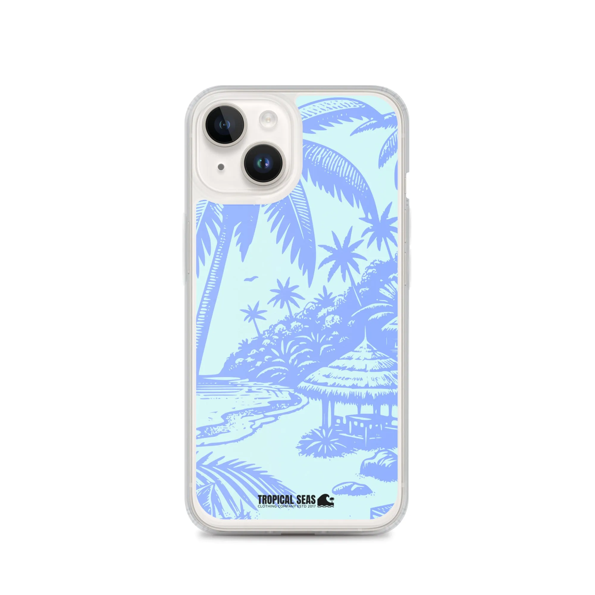 Island Blues Clear Case for iPhone