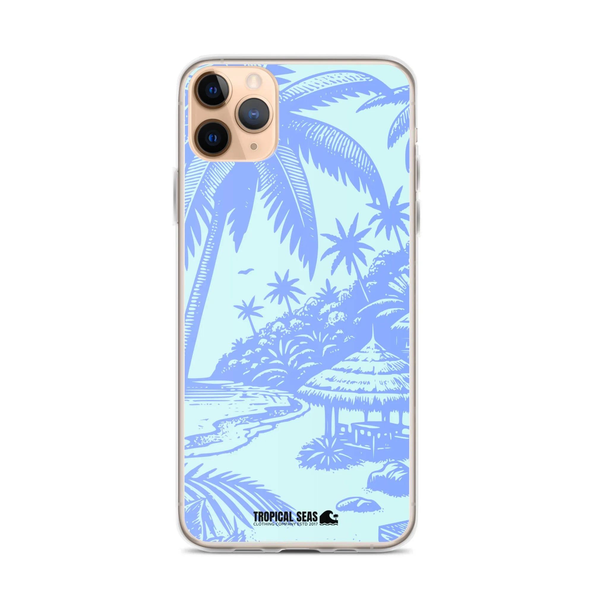 Island Blues Clear Case for iPhone
