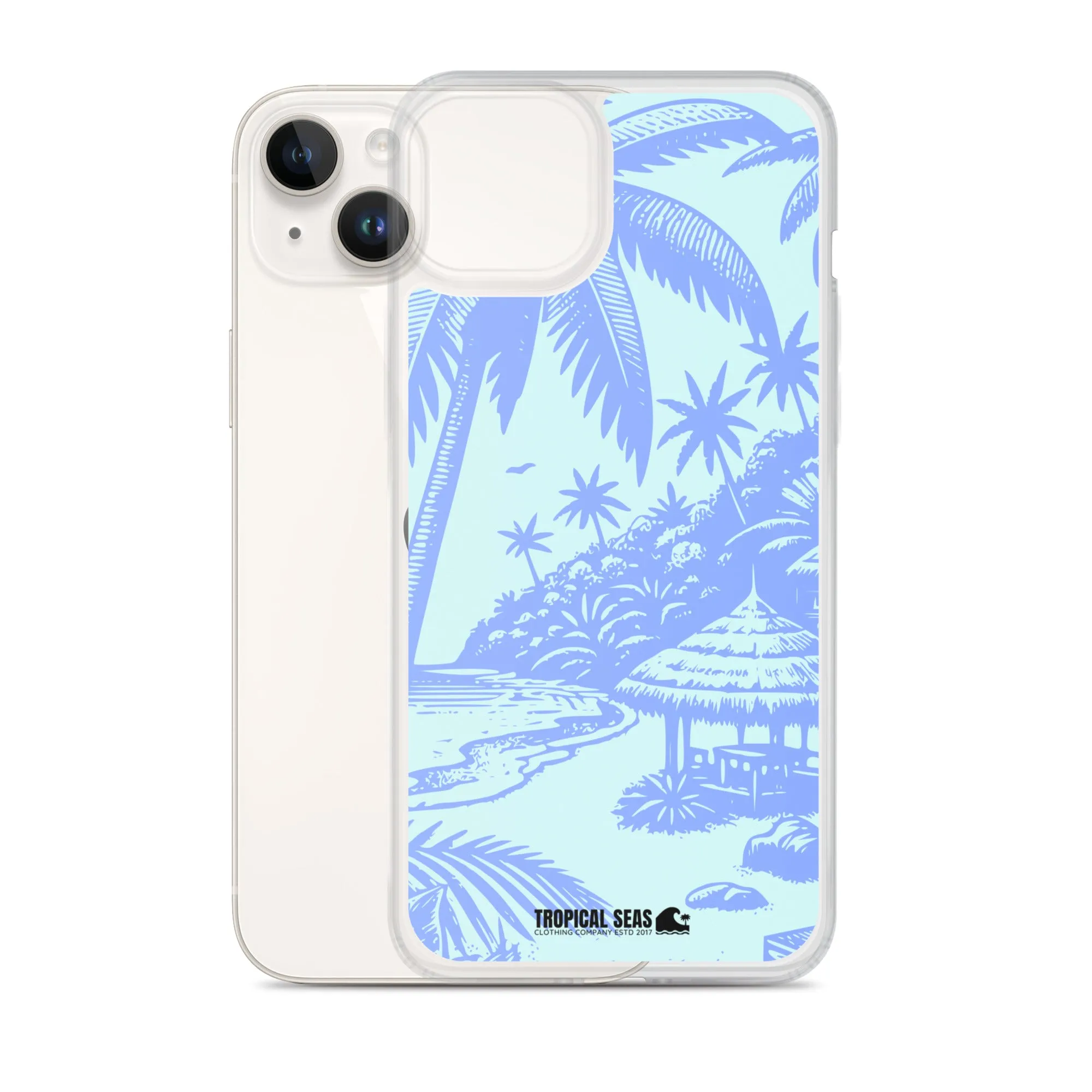 Island Blues Clear Case for iPhone