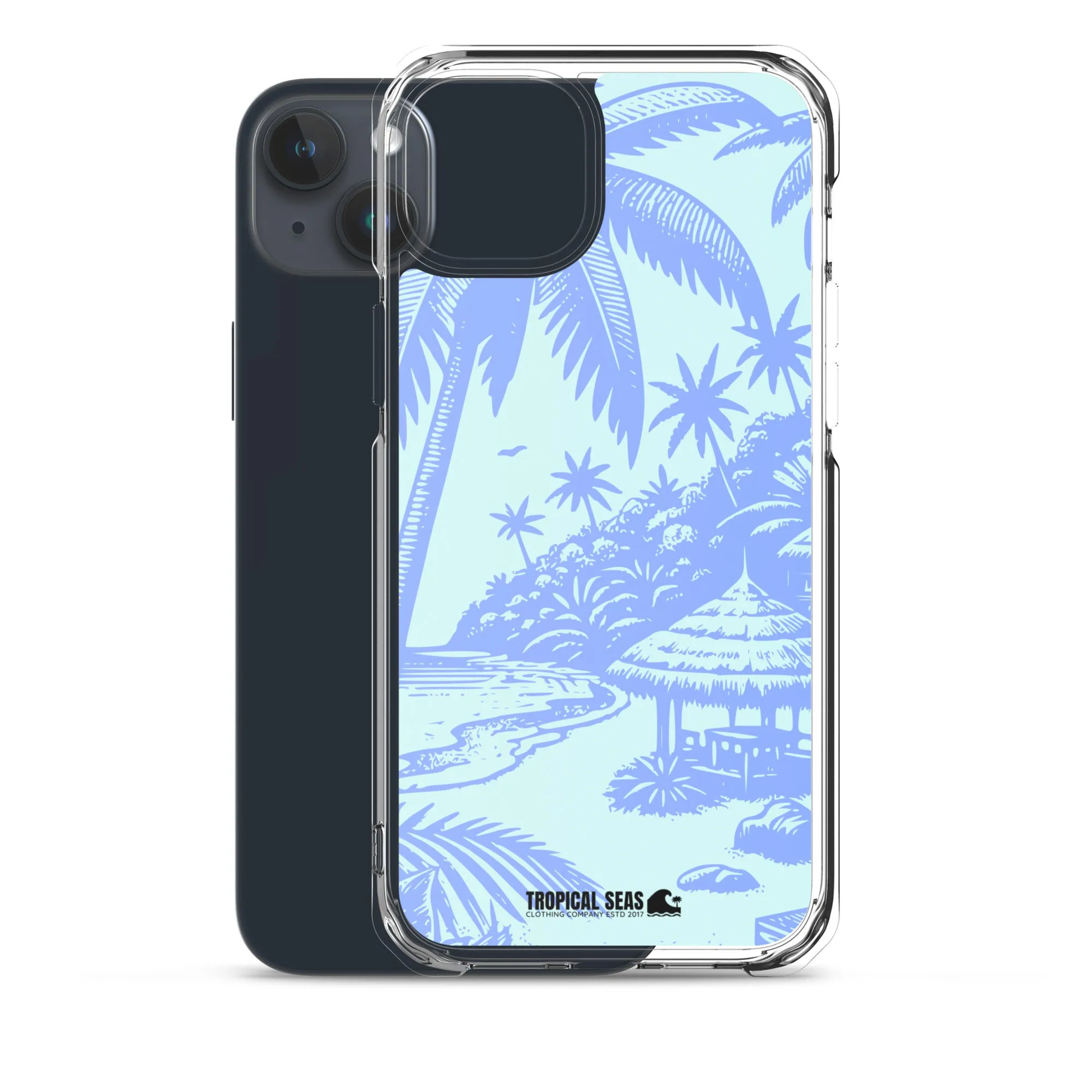 Island Blues Clear Case for iPhone