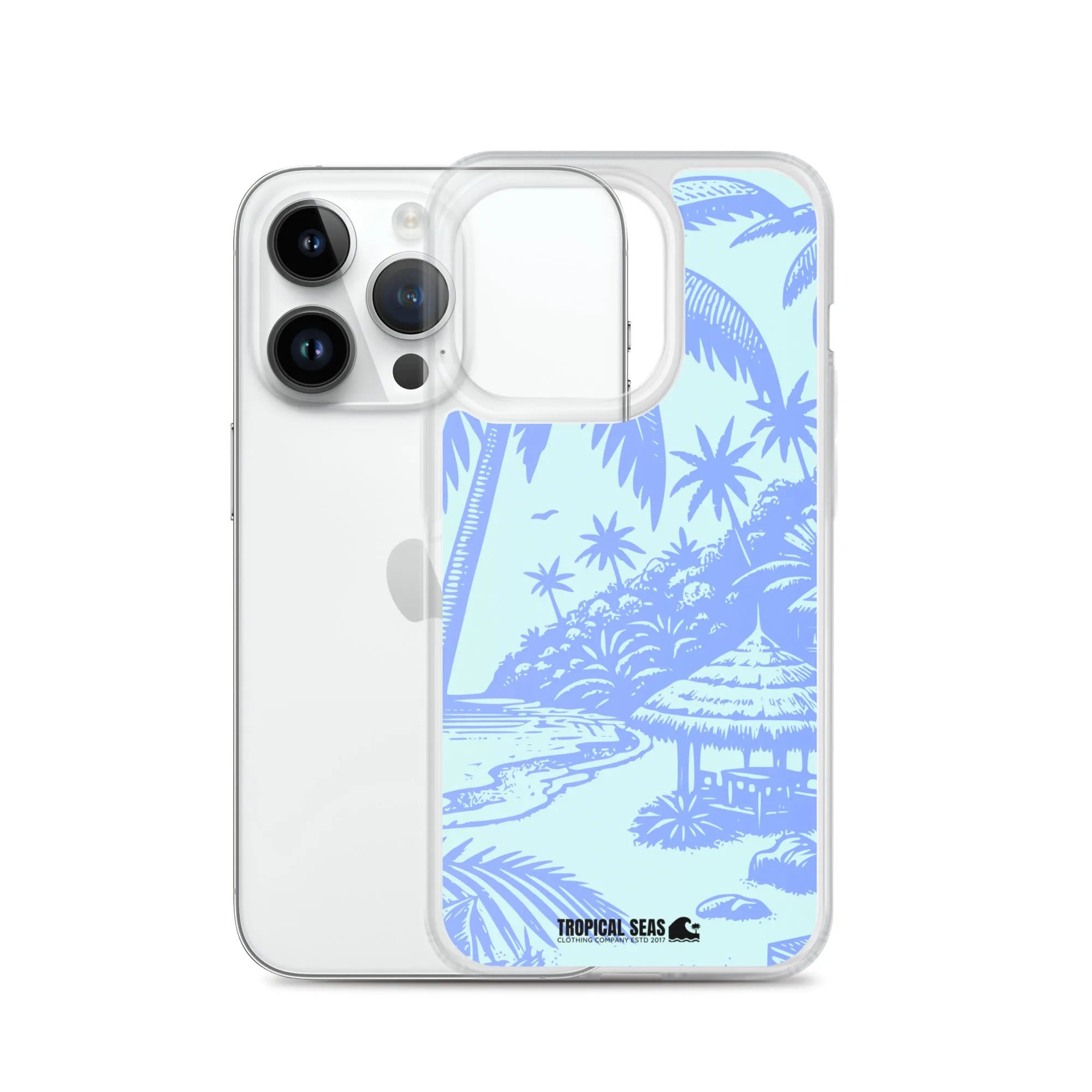 Island Blues Clear Case for iPhone