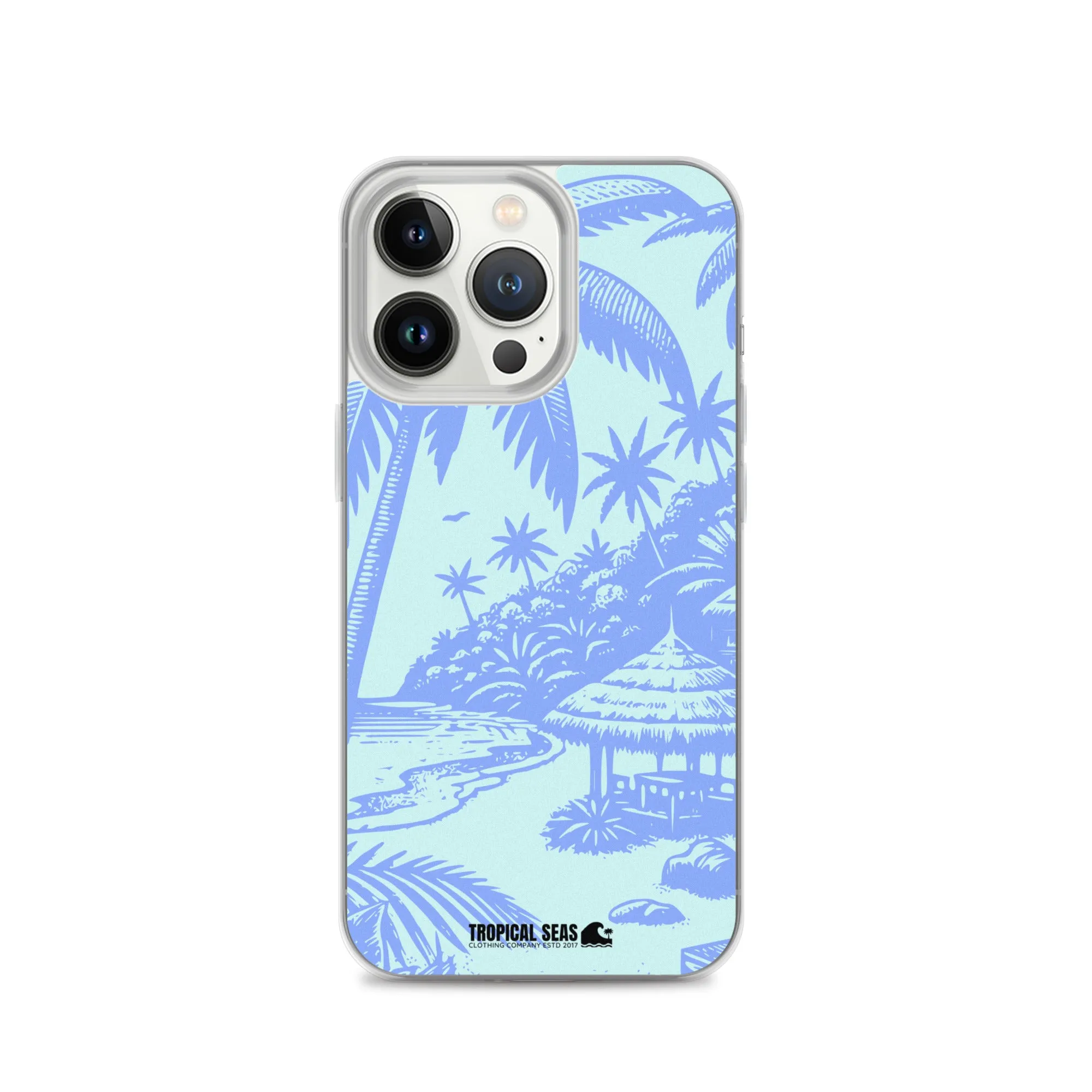 Island Blues Clear Case for iPhone