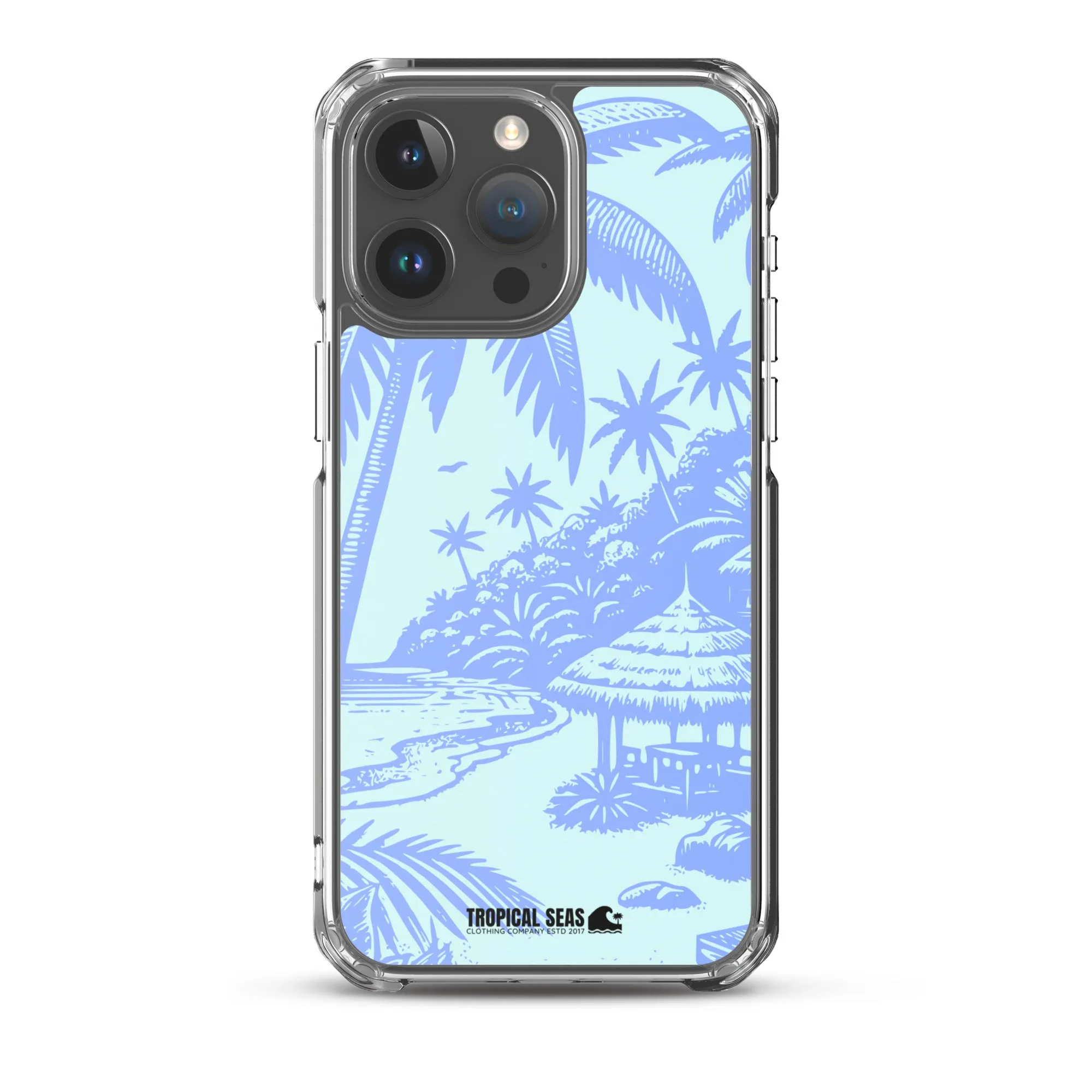 Island Blues Clear Case for iPhone