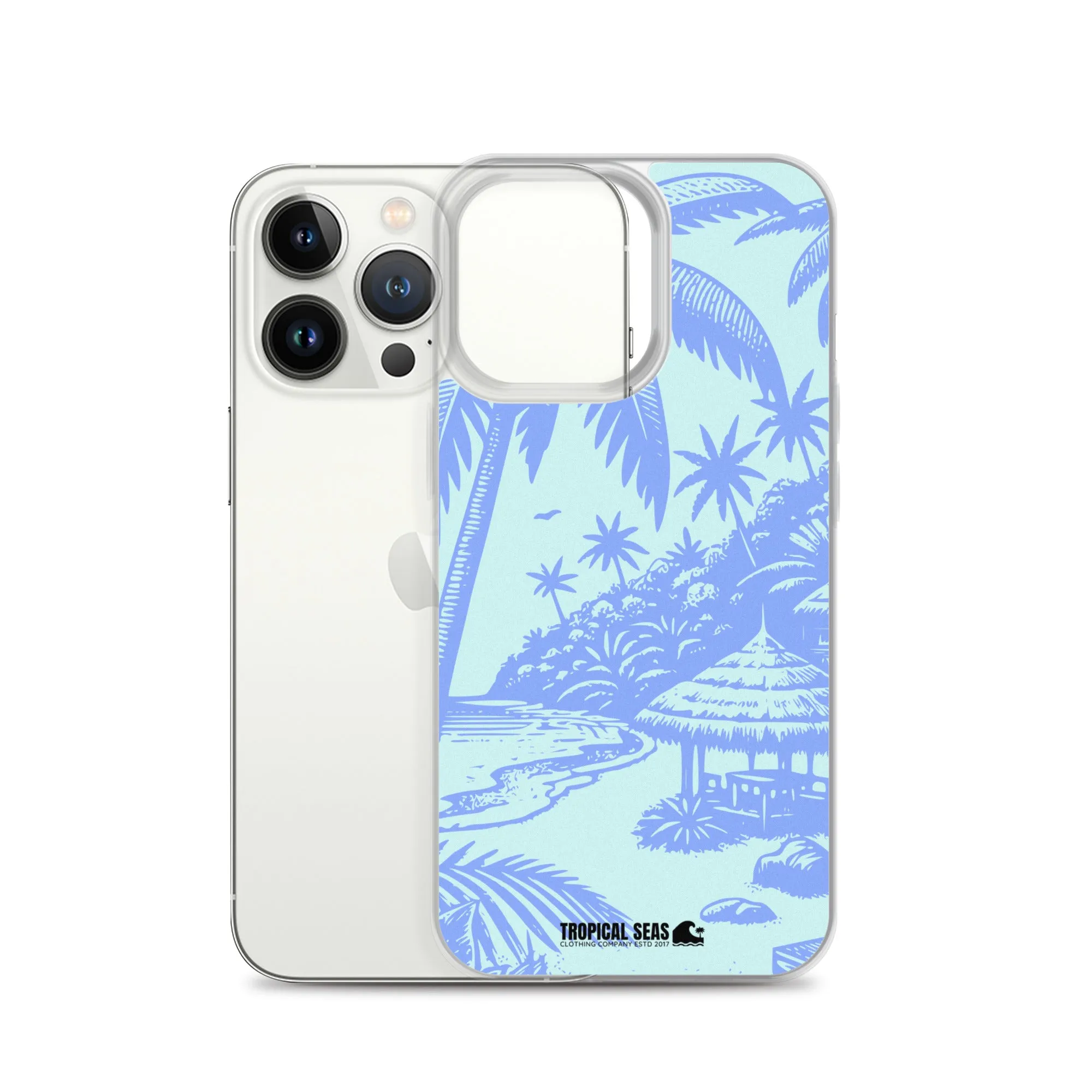 Island Blues Clear Case for iPhone