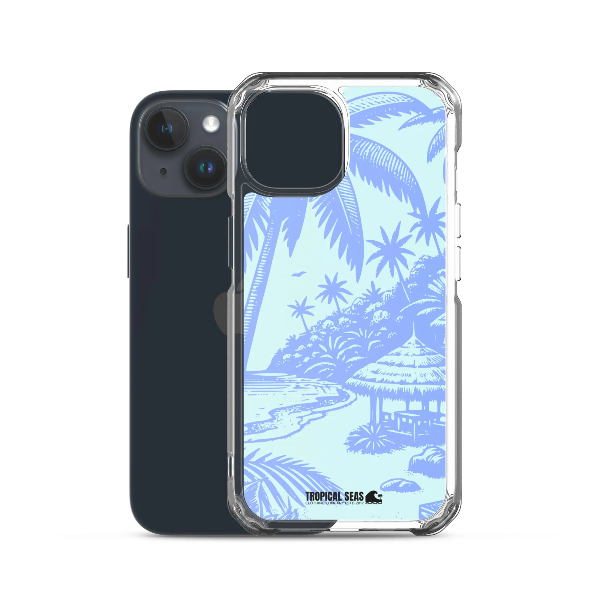 Island Blues Clear Case for iPhone