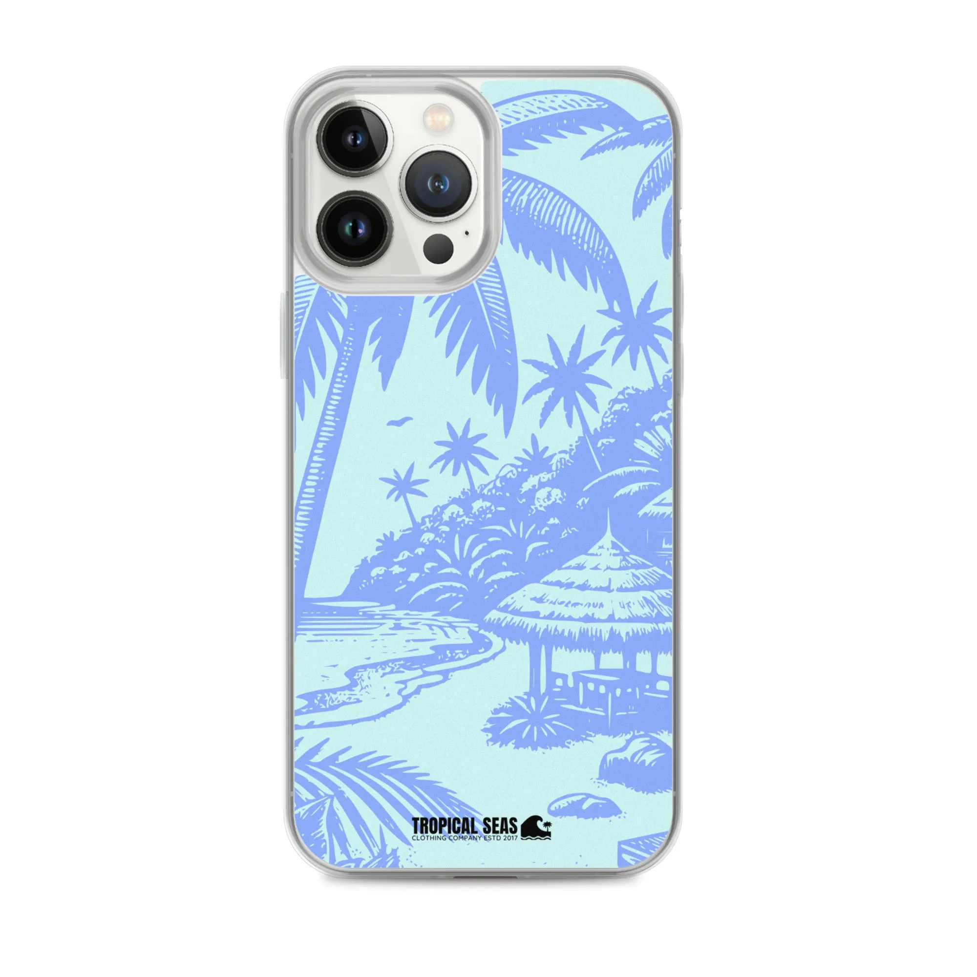 Island Blues Clear Case for iPhone