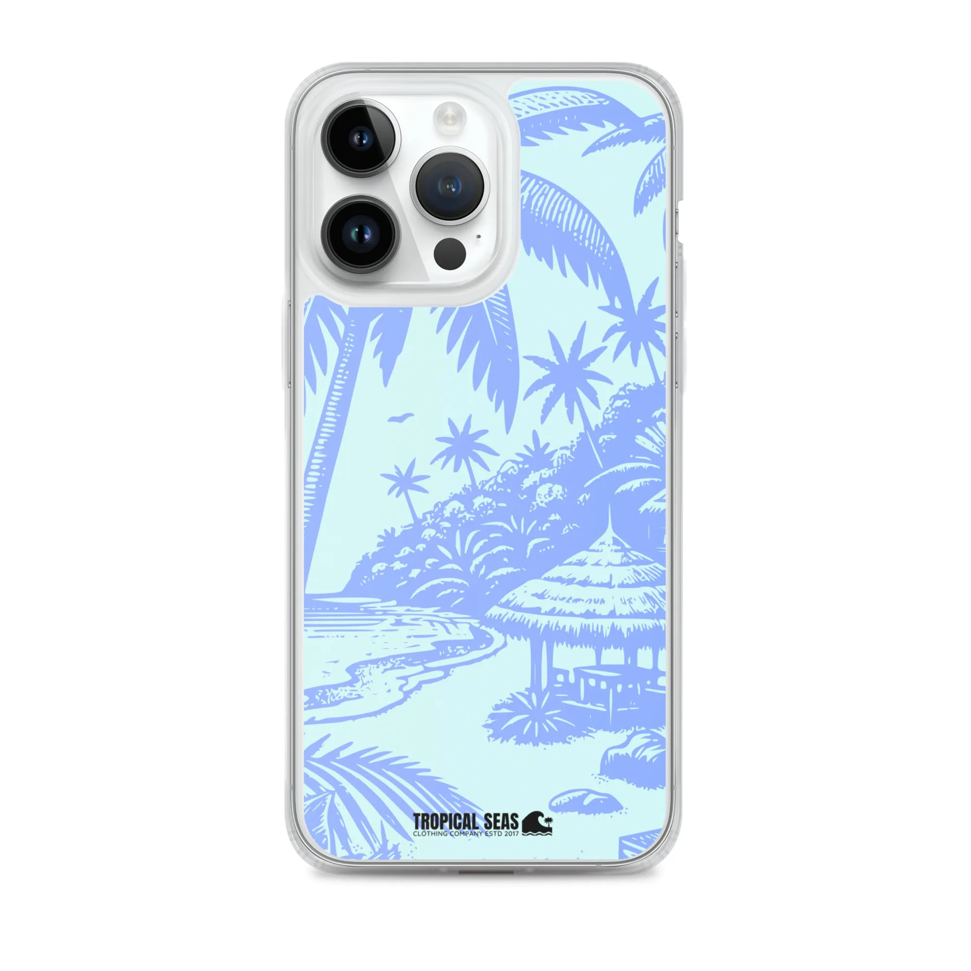 Island Blues Clear Case for iPhone