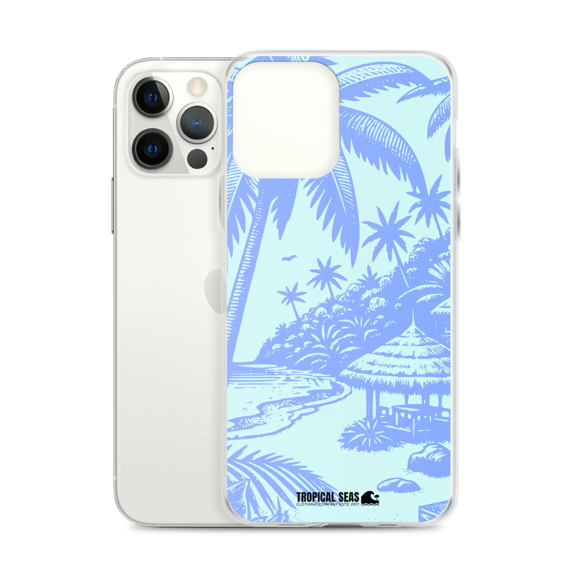 Island Blues Clear Case for iPhone