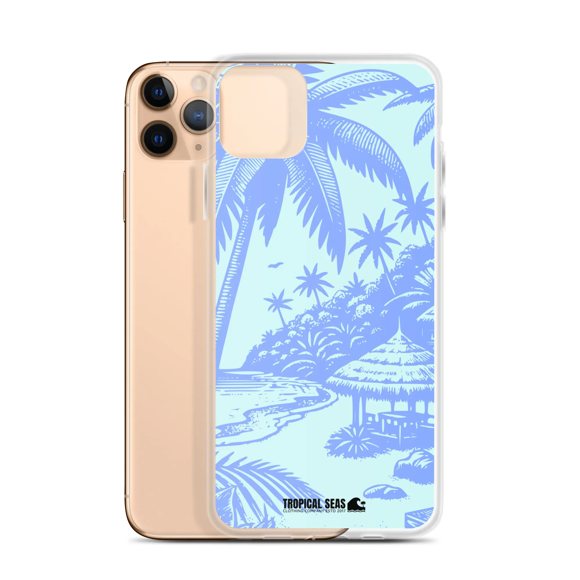 Island Blues Clear Case for iPhone