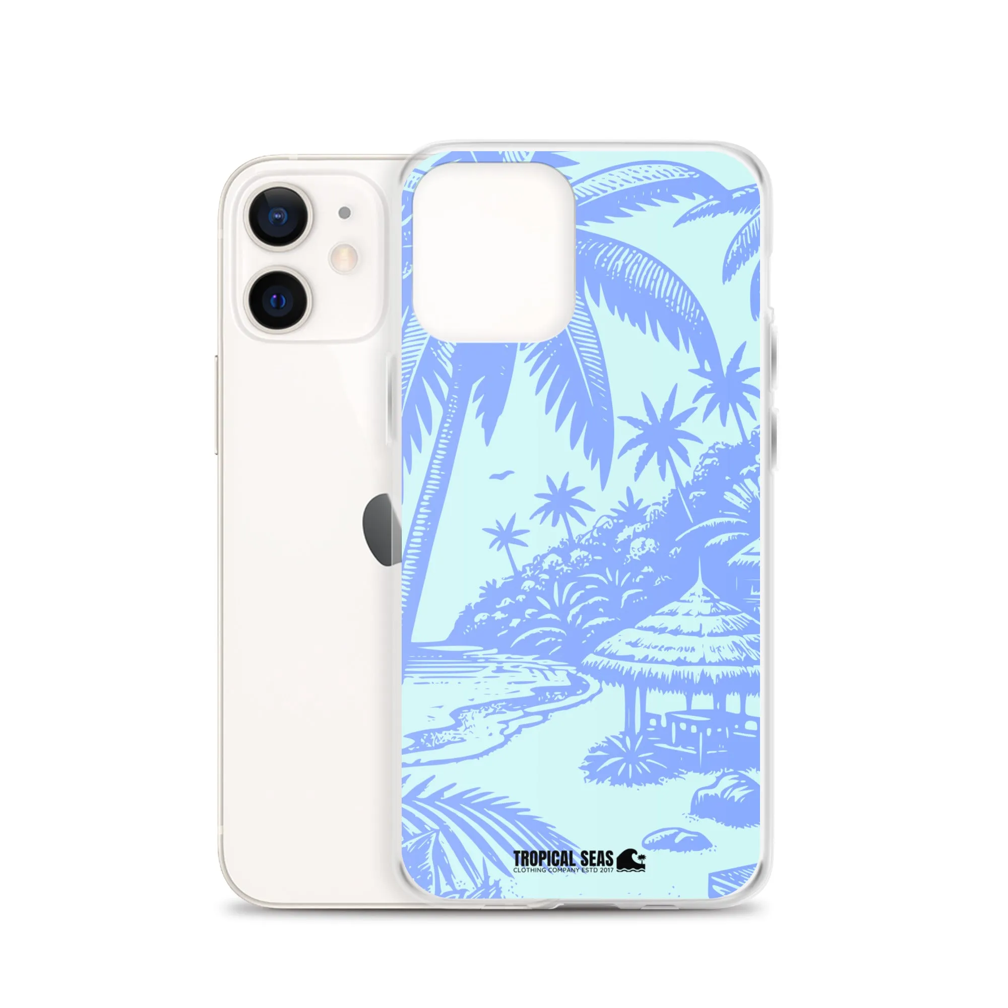 Island Blues Clear Case for iPhone