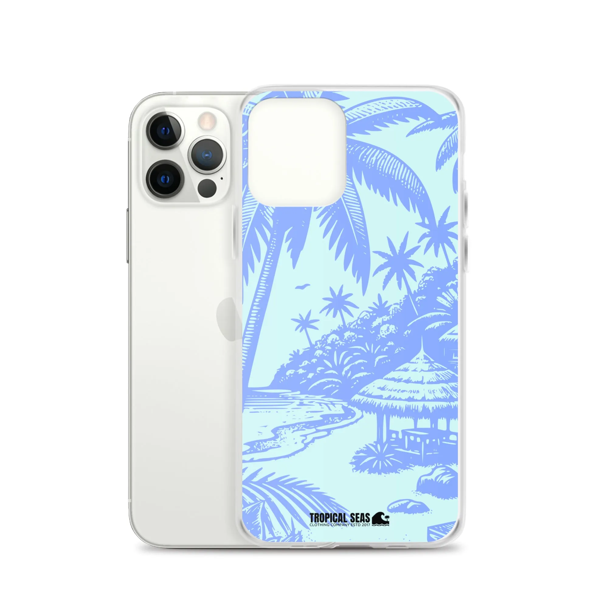 Island Blues Clear Case for iPhone