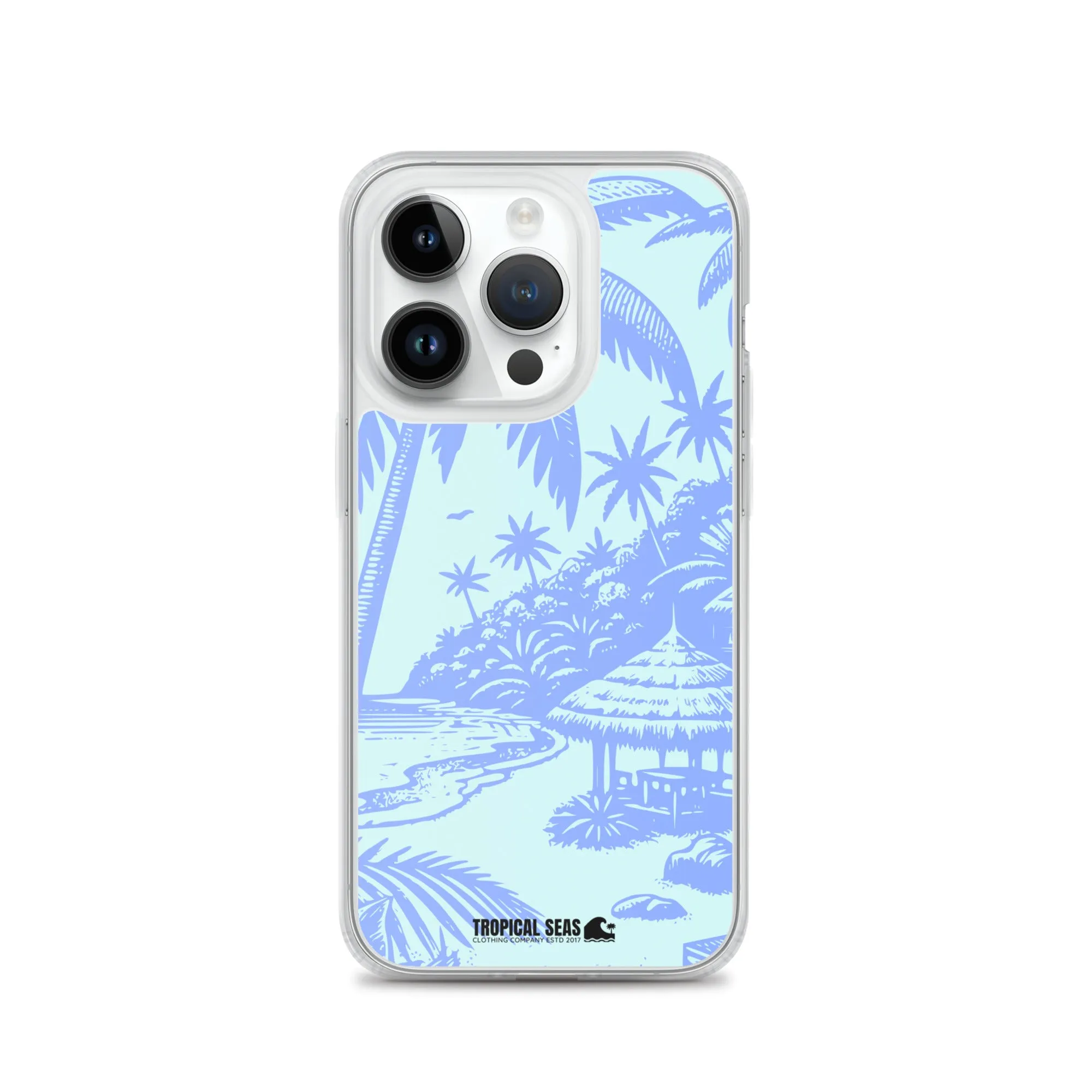 Island Blues Clear Case for iPhone