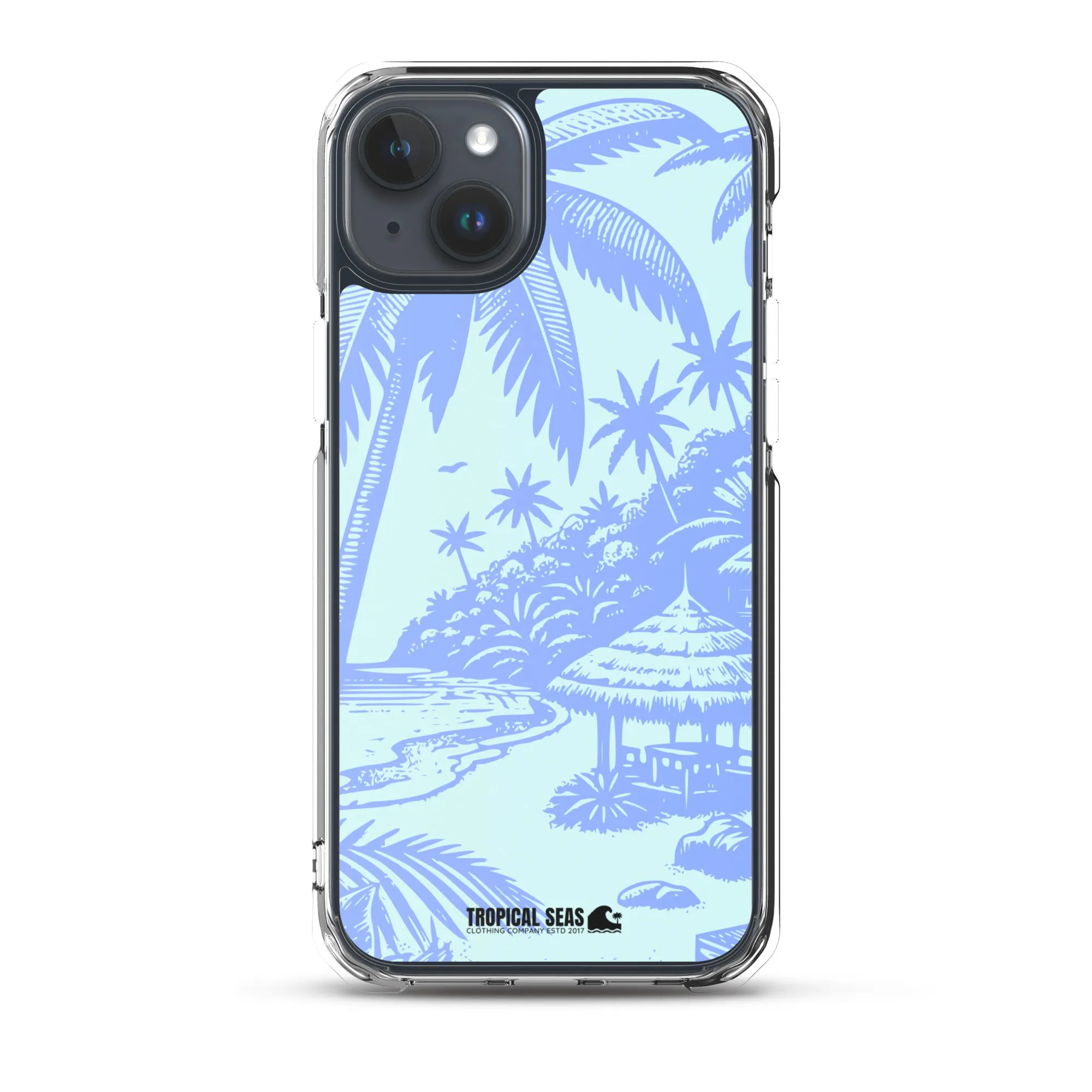 Island Blues Clear Case for iPhone