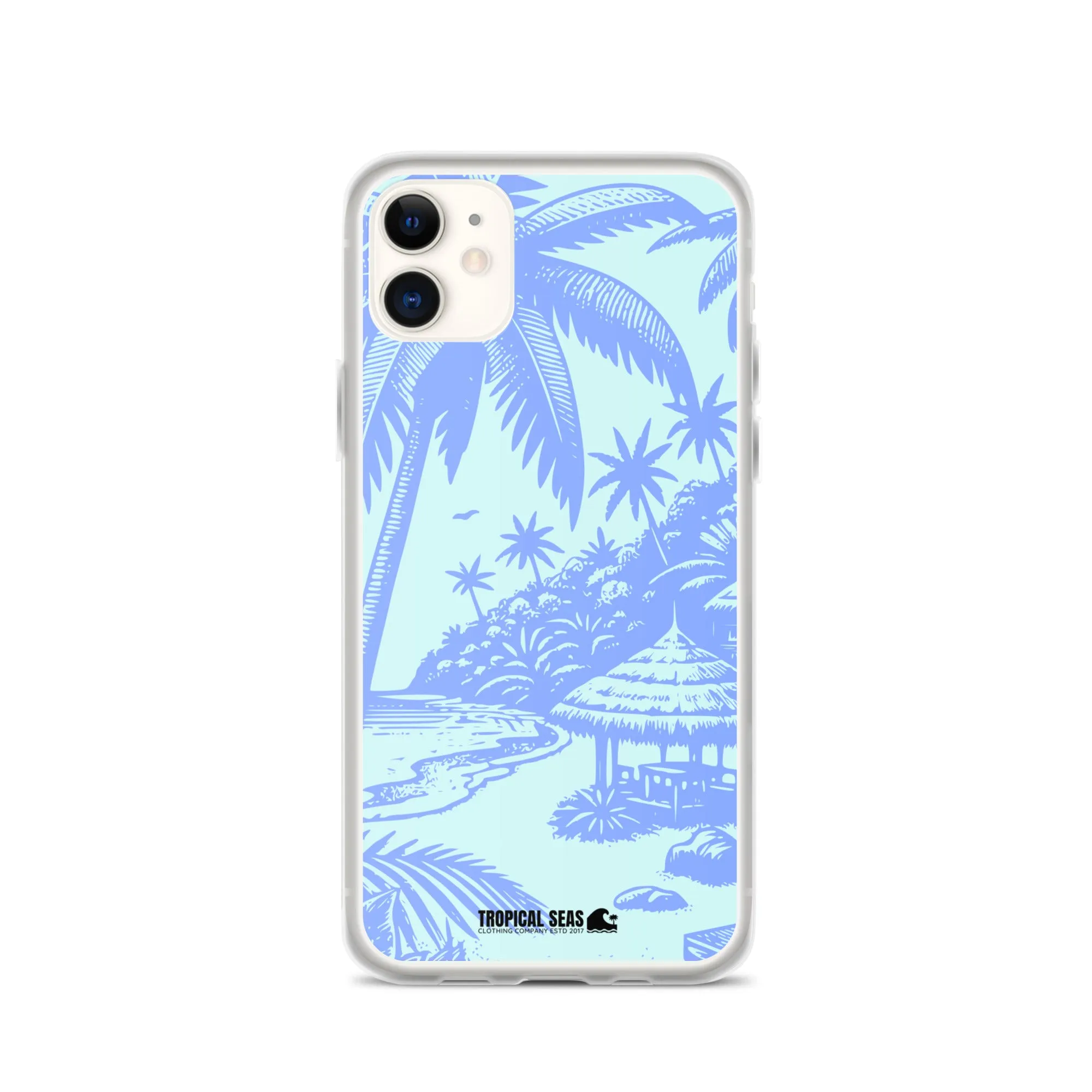 Island Blues Clear Case for iPhone