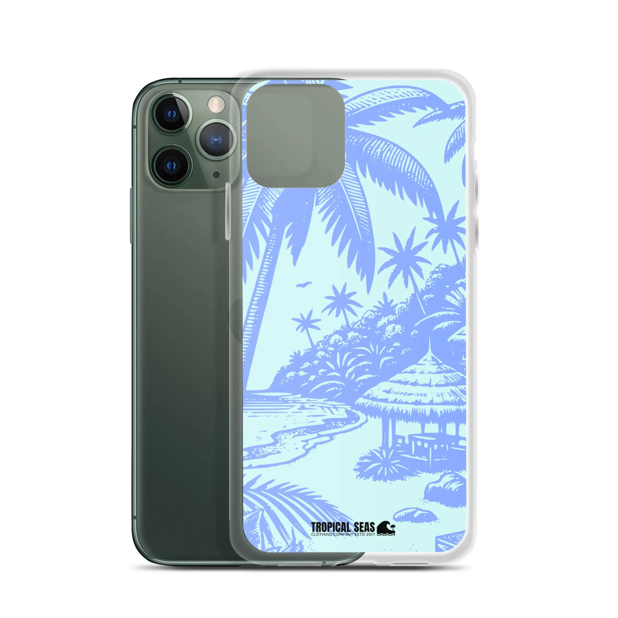 Island Blues Clear Case for iPhone