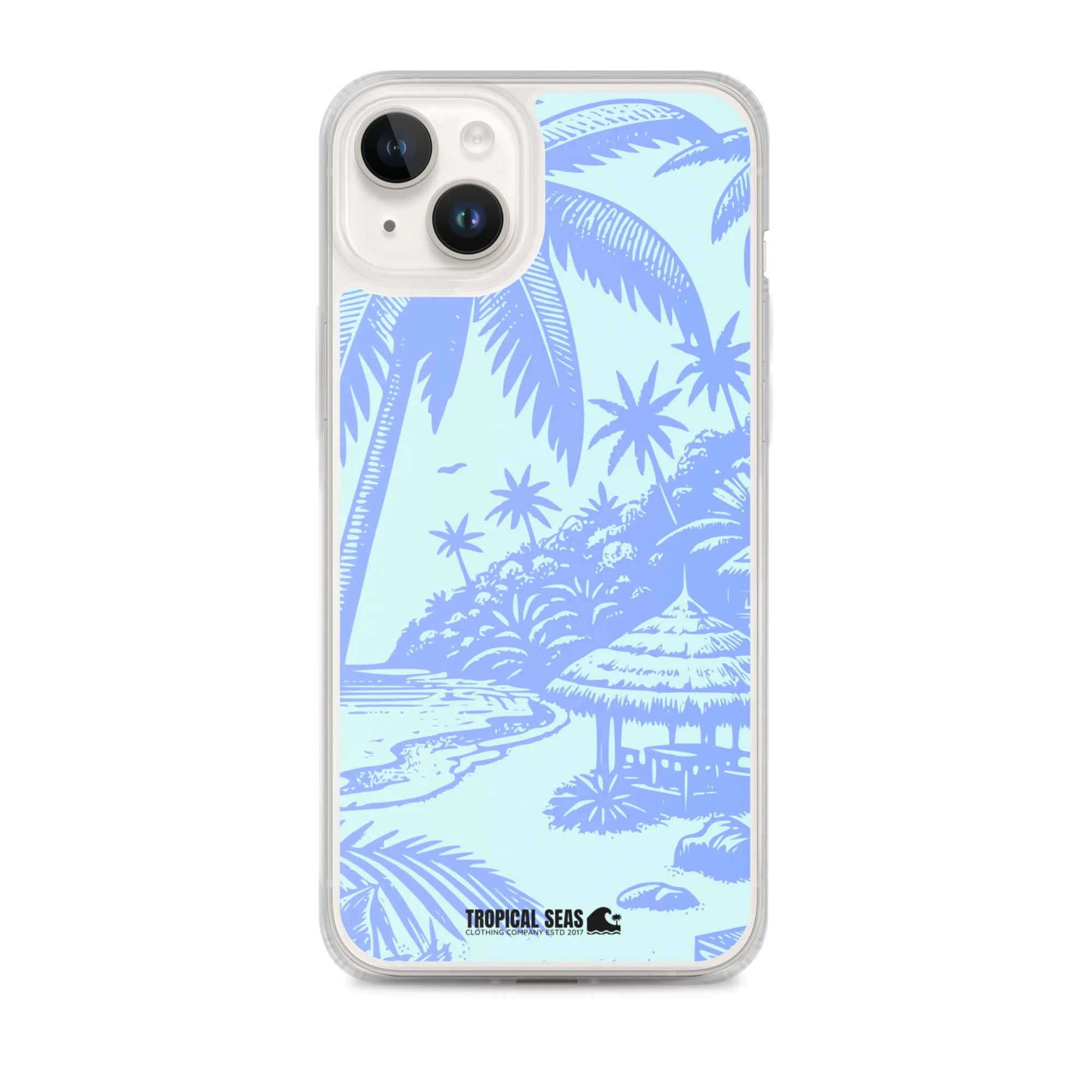 Island Blues Clear Case for iPhone