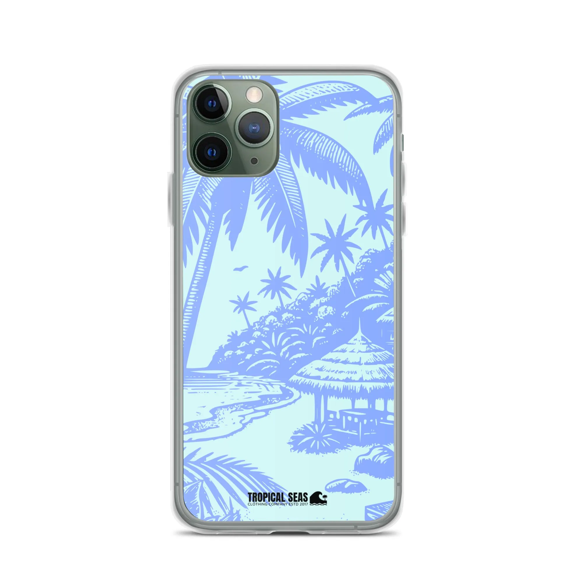 Island Blues Clear Case for iPhone