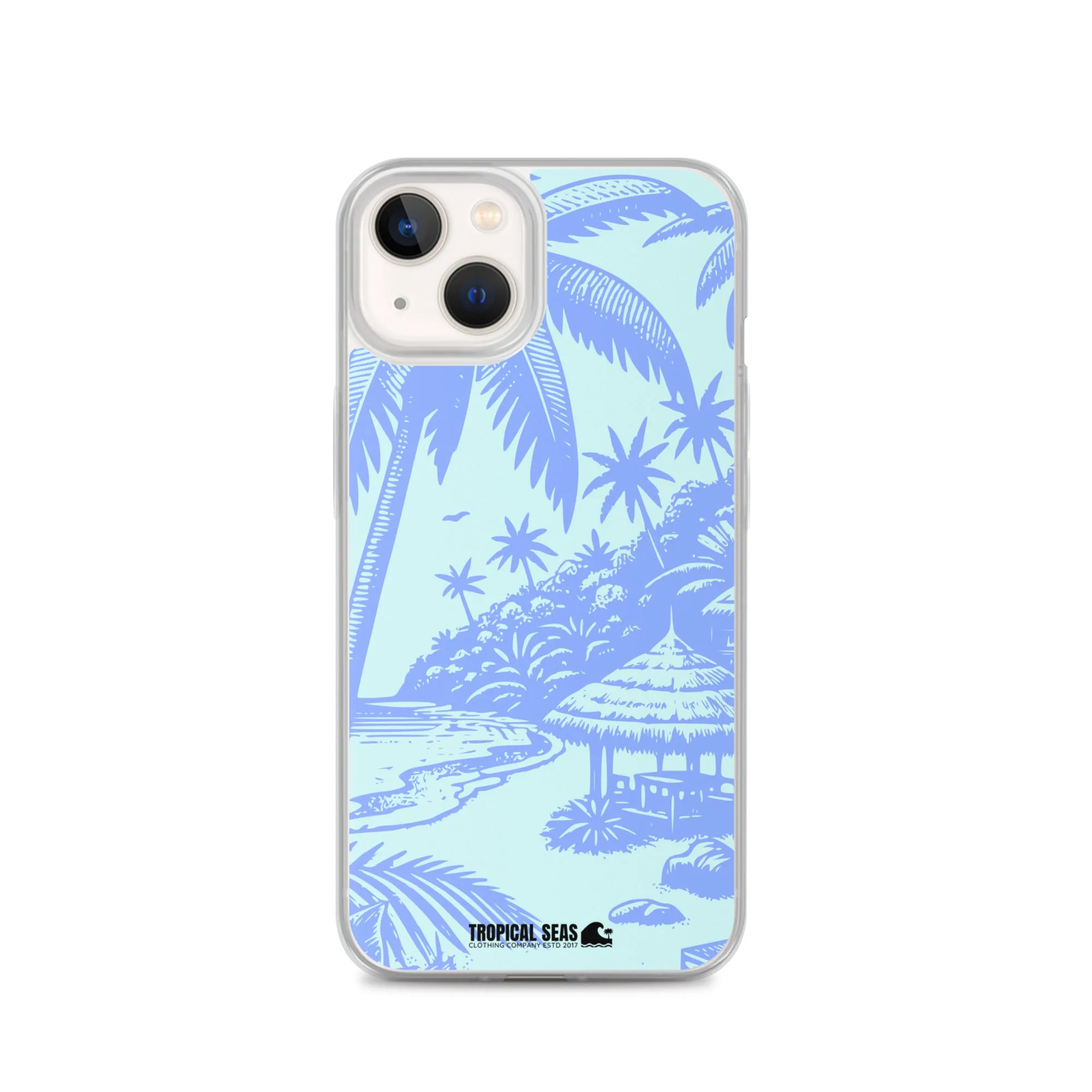 Island Blues Clear Case for iPhone
