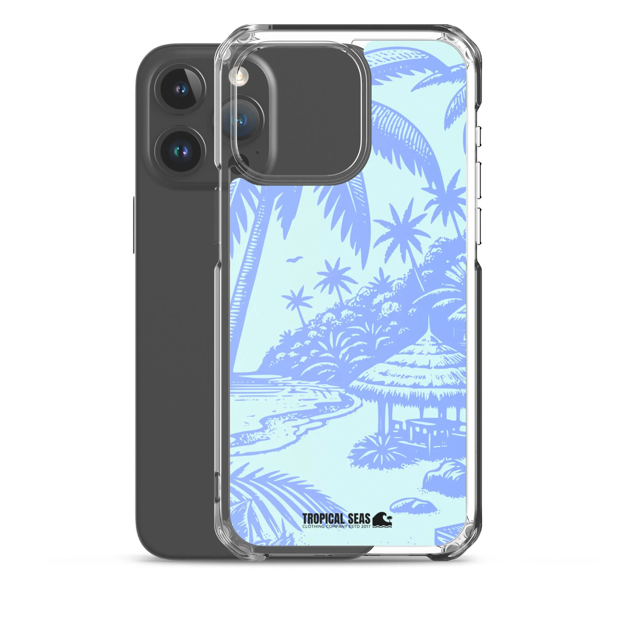 Island Blues Clear Case for iPhone
