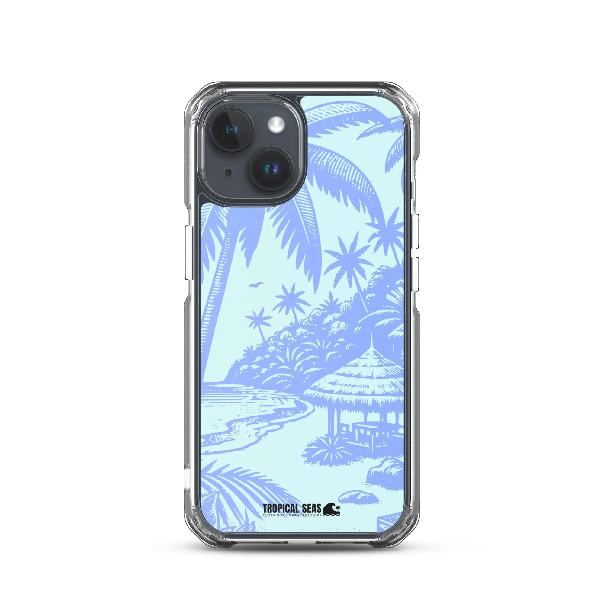 Island Blues Clear Case for iPhone