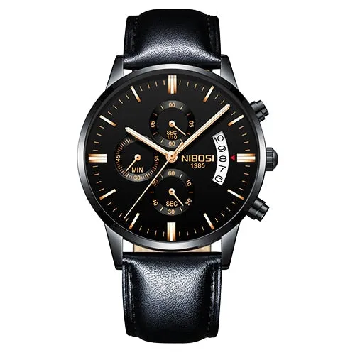  NIBOSI  QUARTZ   Stainless Steel ..