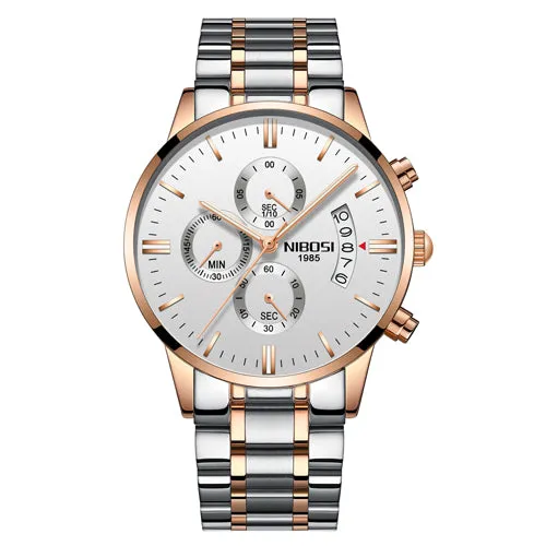   NIBOSI  QUARTZ   Stainless Steel ..