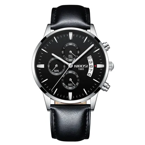   NIBOSI  QUARTZ   Stainless Steel ..